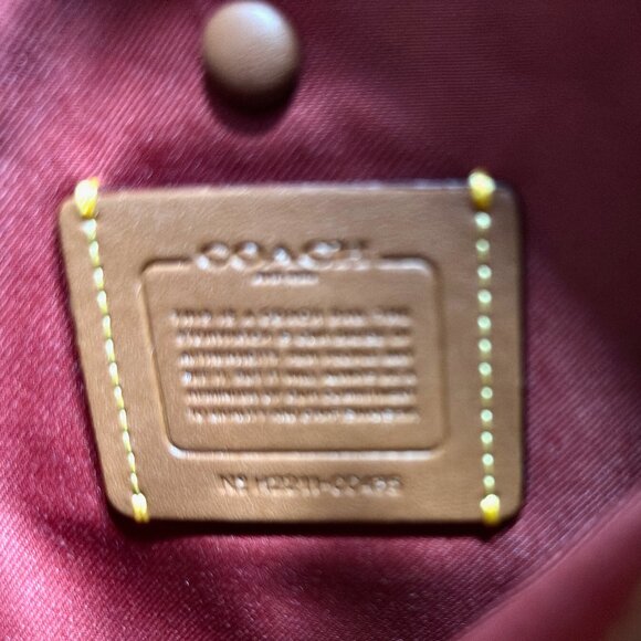 Coach Cary Shoulder Bag. Like new. Rare color - Red. - Picture 7 of 14